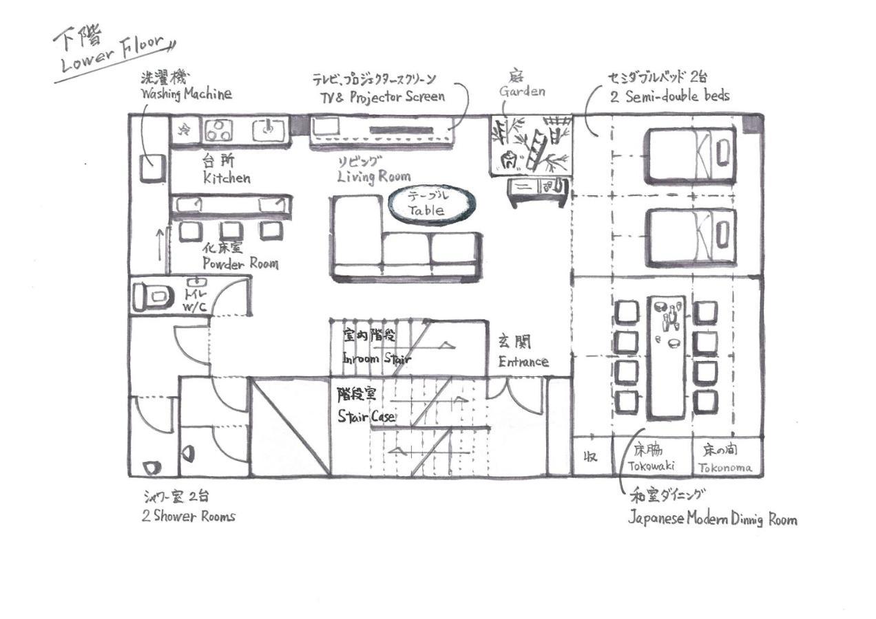 Konjaku-So Dotonbori Penthouse Stay Osaka Luaran gambar